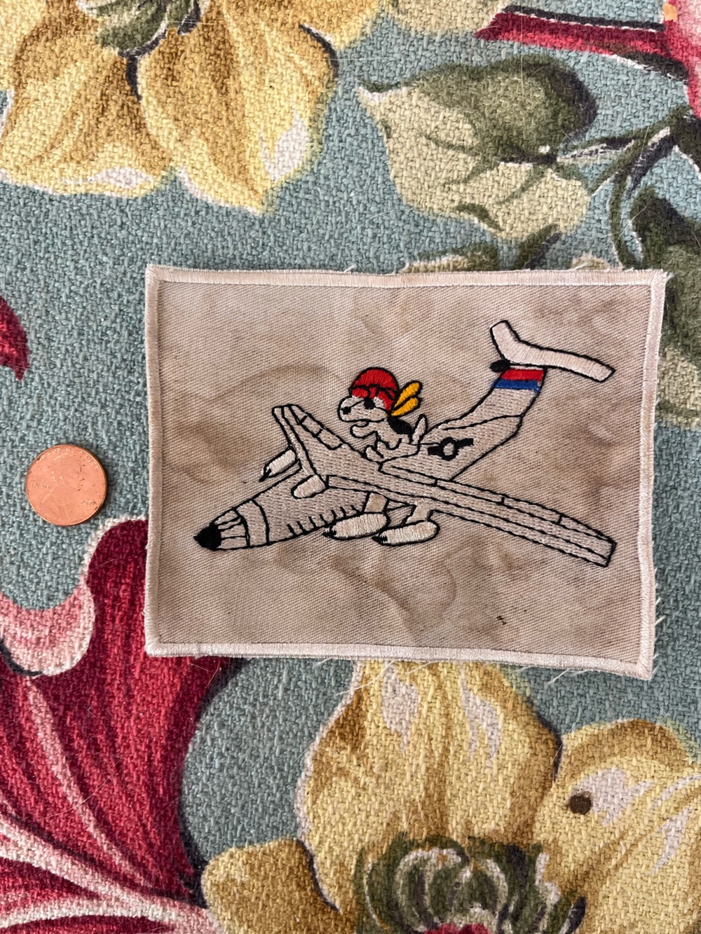 Vietnam War SNOOPY Jet Attack USAF Fighter Squadron US Air Force Patch